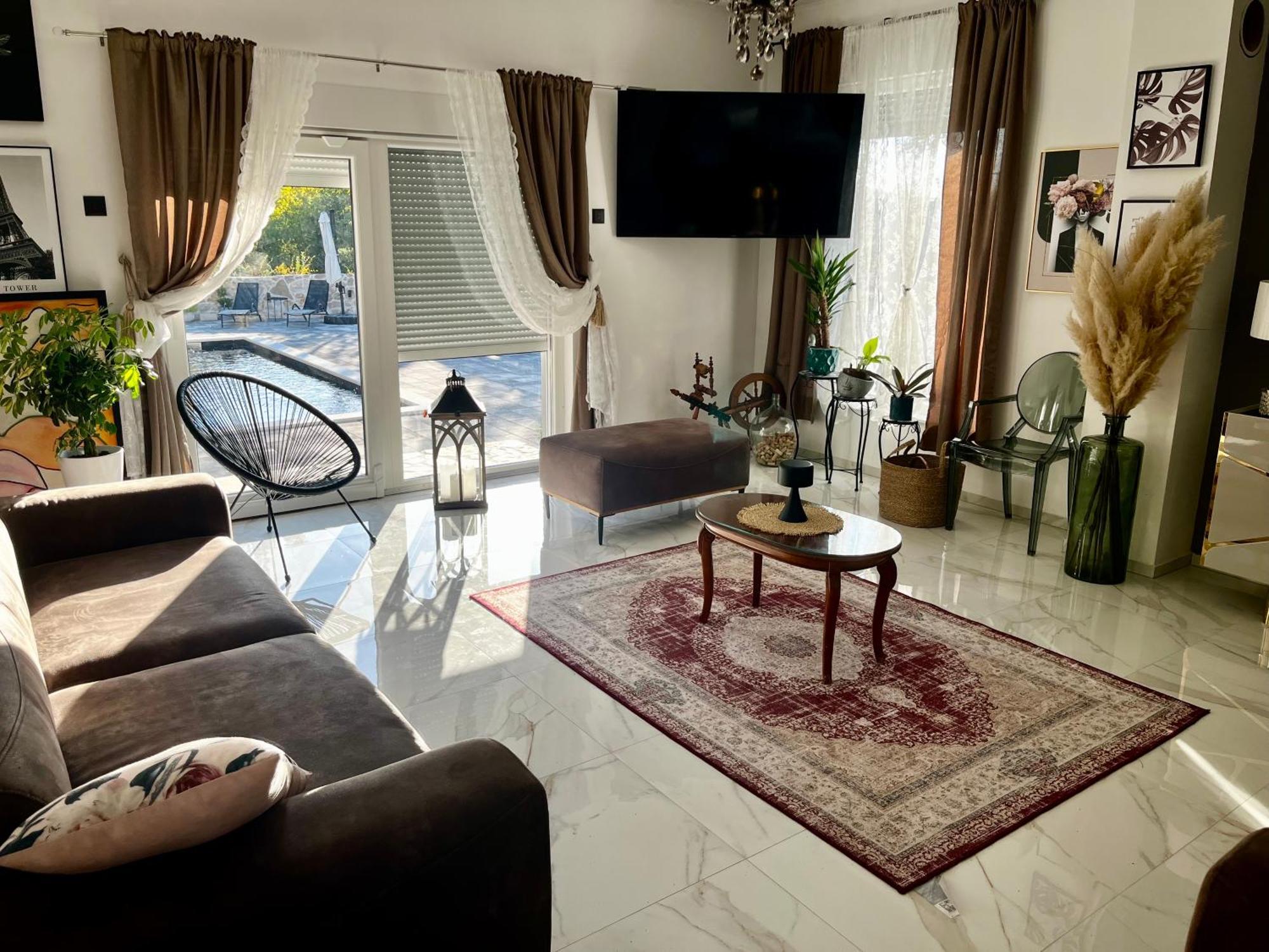 Luxury Villa Andrea Vrzika In Forest Near The Sea Zagvozd Ngoại thất bức ảnh