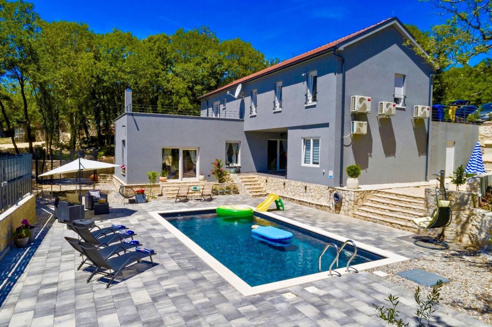 Luxury Villa Andrea Vrzika In Forest Near The Sea Zagvozd Ngoại thất bức ảnh