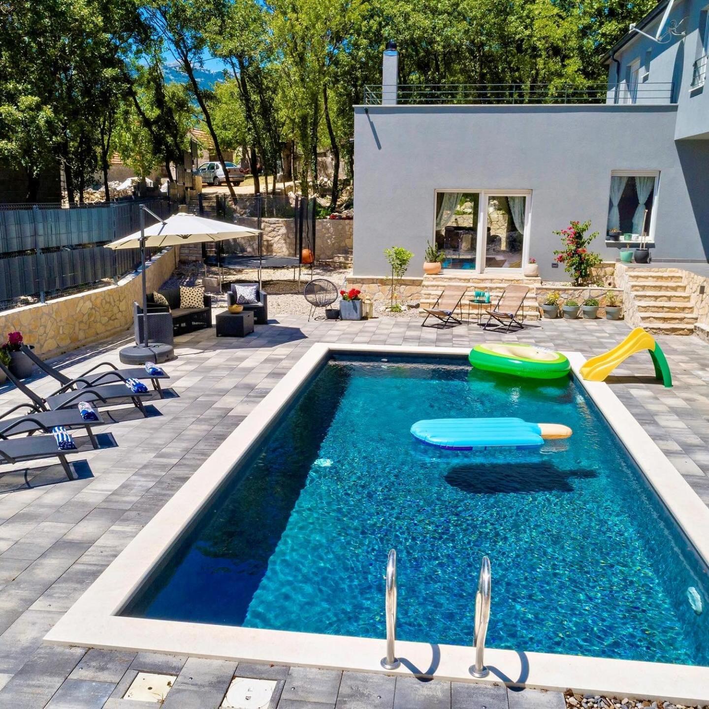 Luxury Villa Andrea Vrzika In Forest Near The Sea Zagvozd Ngoại thất bức ảnh